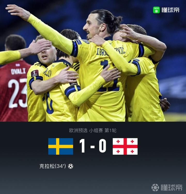 瑞典不敌格鲁吉亚，遗憾失分的简单介绍